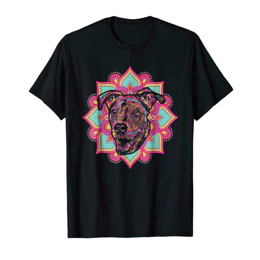 Adorable Cute Catahoula Leopard Dog Mandala Yoga For Men and Women T-Shirt, Quotes T Shirt, Funny t shirt