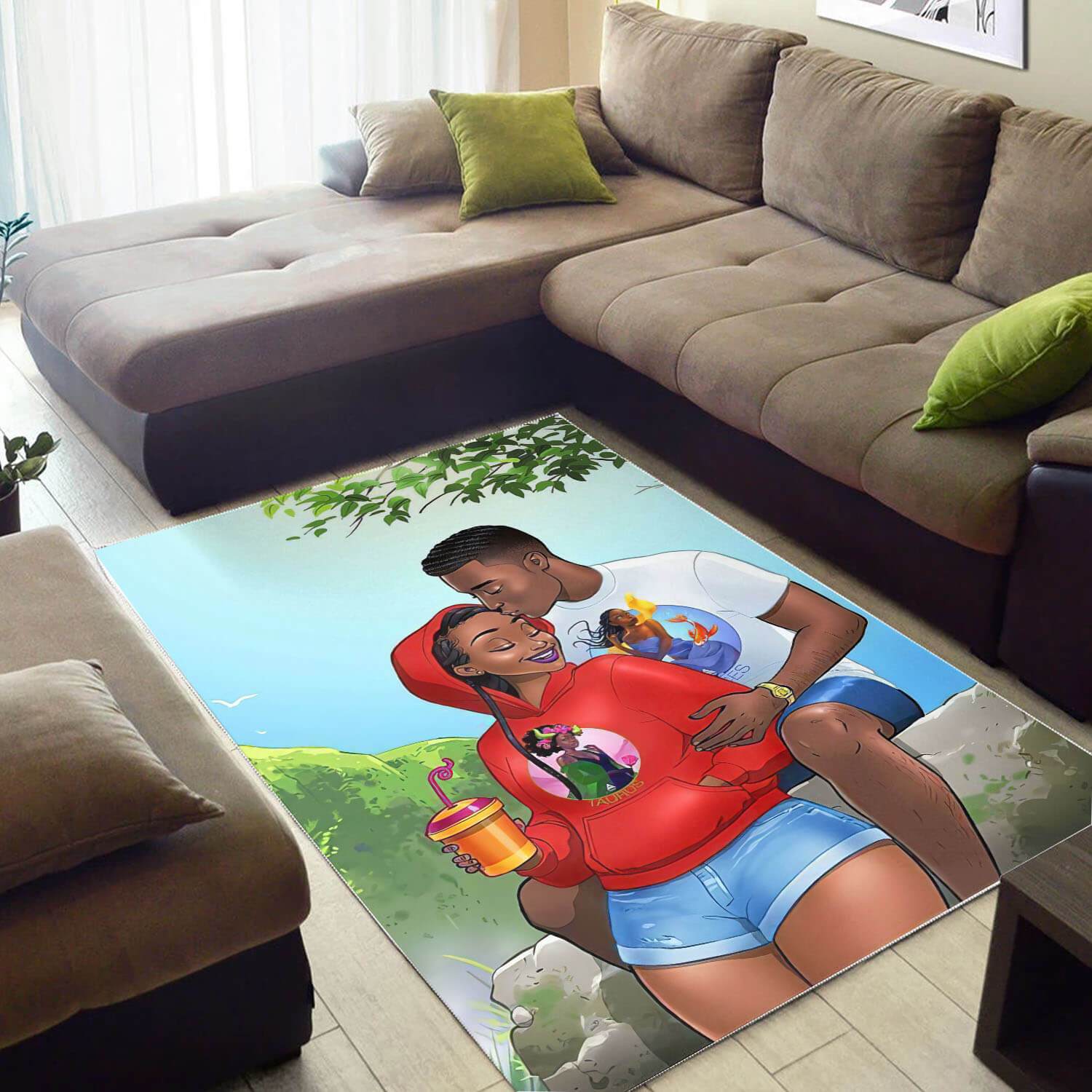 Afrocentric Area Rugs Beautiful Melanin Poppin Girl African American Carpet Afrocentric Decor Ideas WBG05925