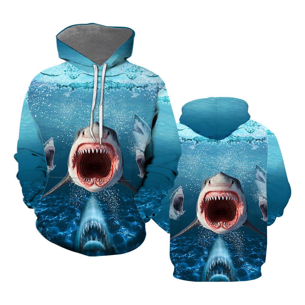 Show Your Teeth Shark All Over Print | For Men & Women | Hp2254