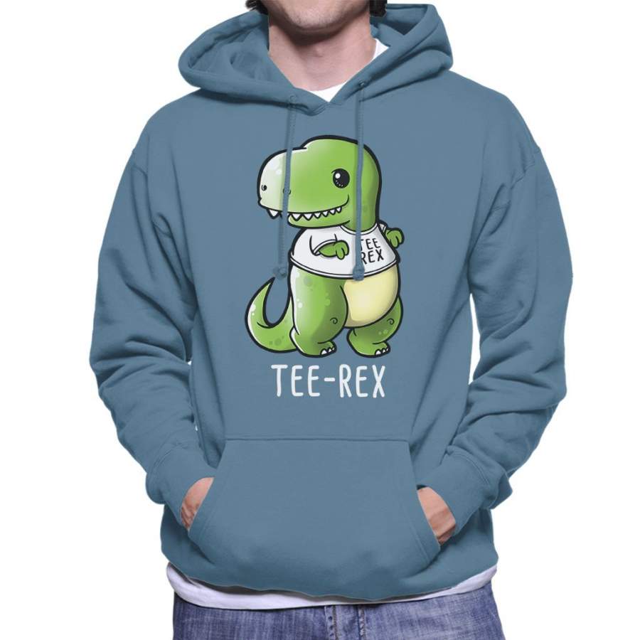 Tee Rex Dinosaur Men’s Hooded Sweatshirt