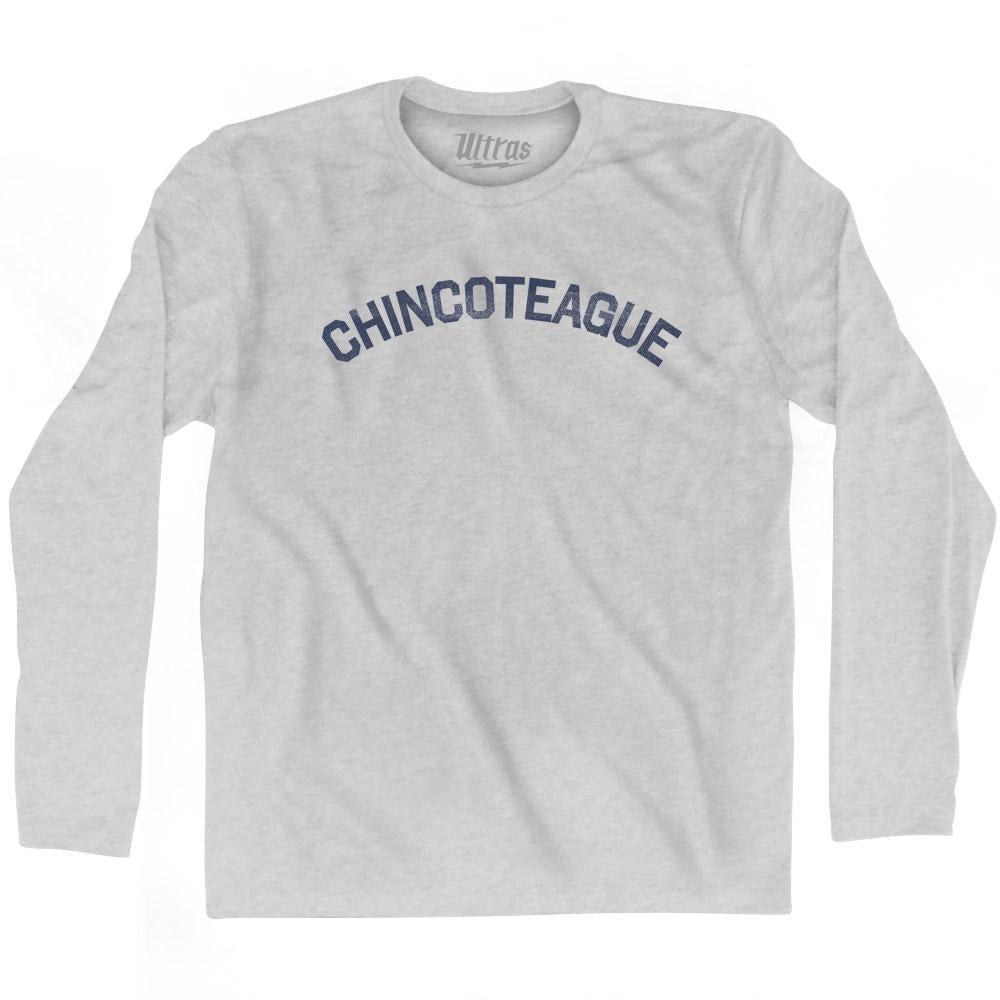 Virginia Chincoteague Adult Cotton Long Sleeve Vintage T-shirt