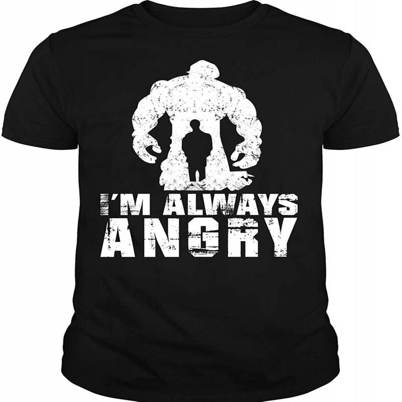 Angry Hulk T Shirt, M Always Angry T Shirt