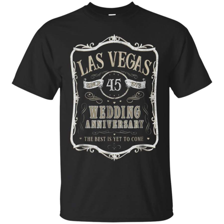 AGR Las Vegas 45th Wedding Anniversary Gift Tshirt  Men Women Jaq T-shirt