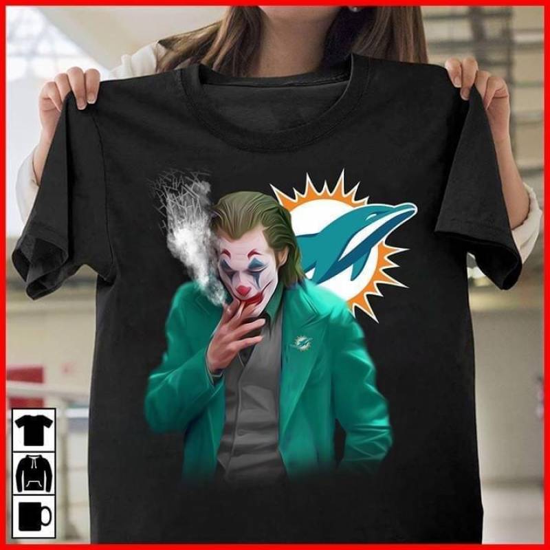 Miami Dolphins Joker For Dolphins Lover T Shirt