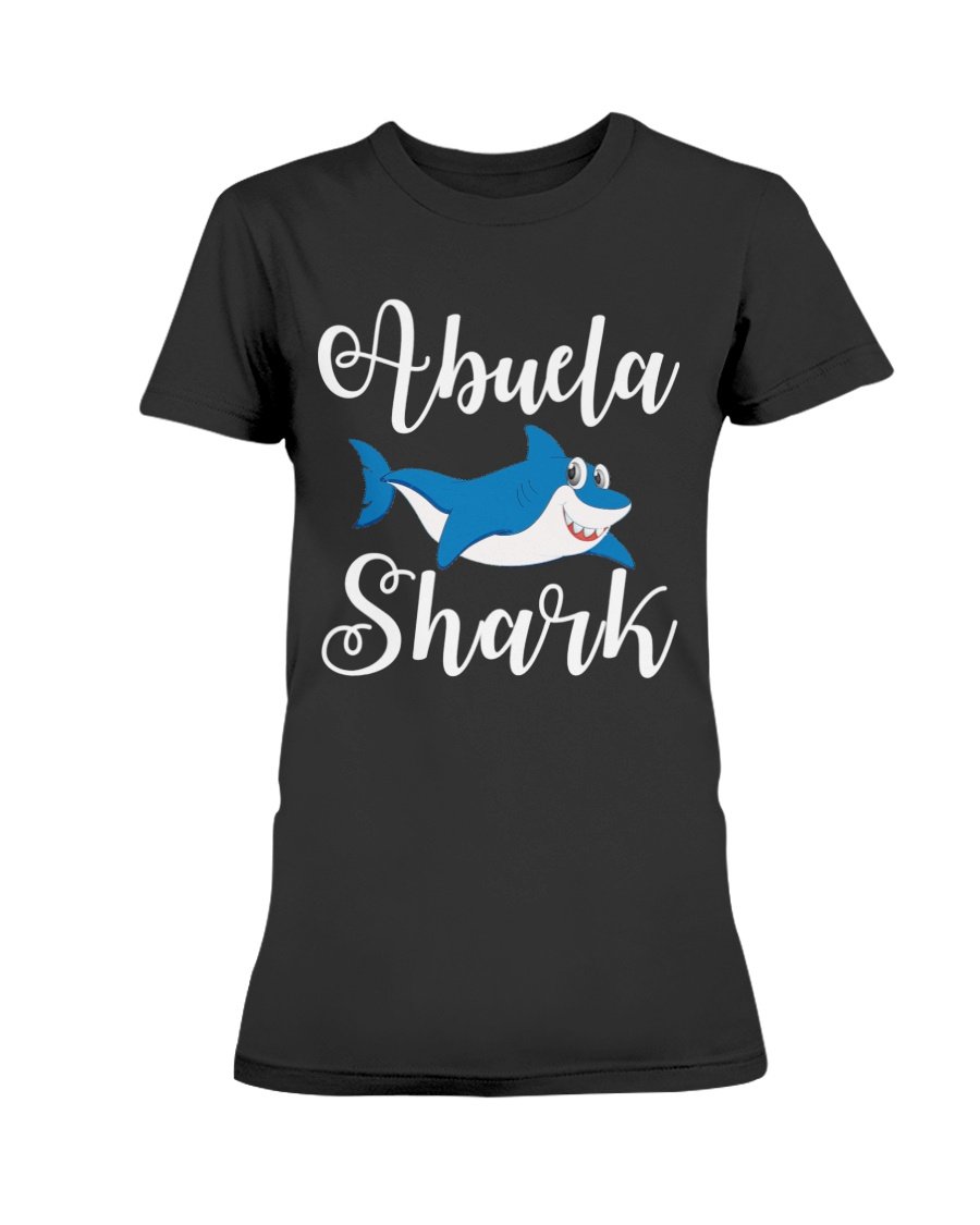 Abuela Shark Funny Spanish Grandmother Novelty Gift T-shirt