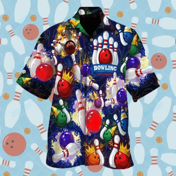 Unique Bowling Shirts – Bowling Championship Hawaiian Shirt