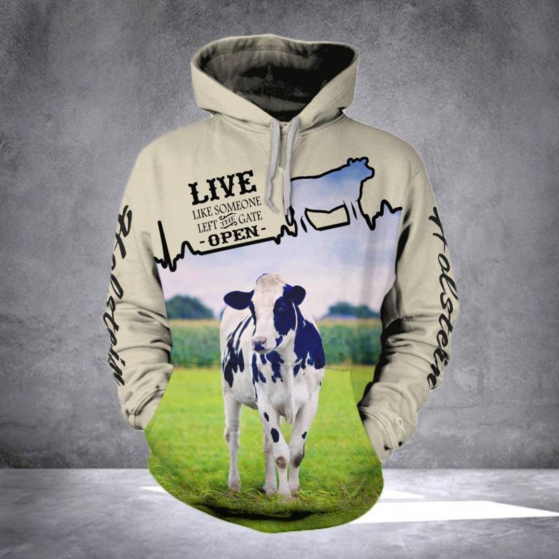 Animal Cale Holstein V458 Hoodie