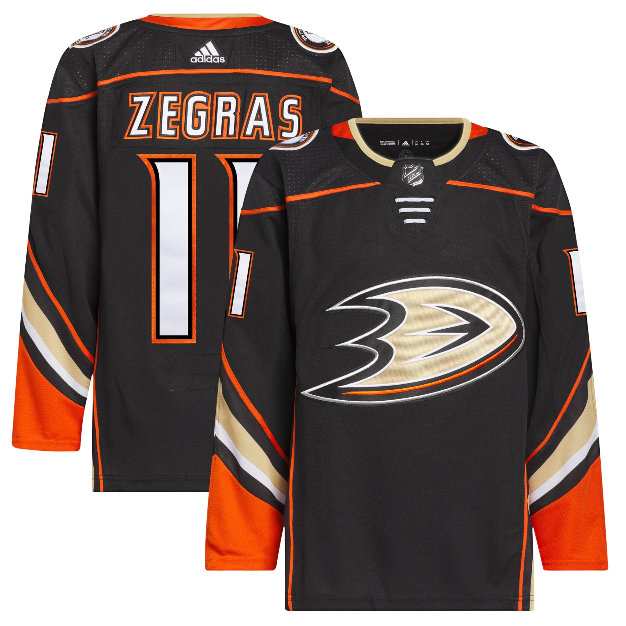 Trevor Zegras Anaheim Ducks Home Primegreen Authentic Player Jersey – Black