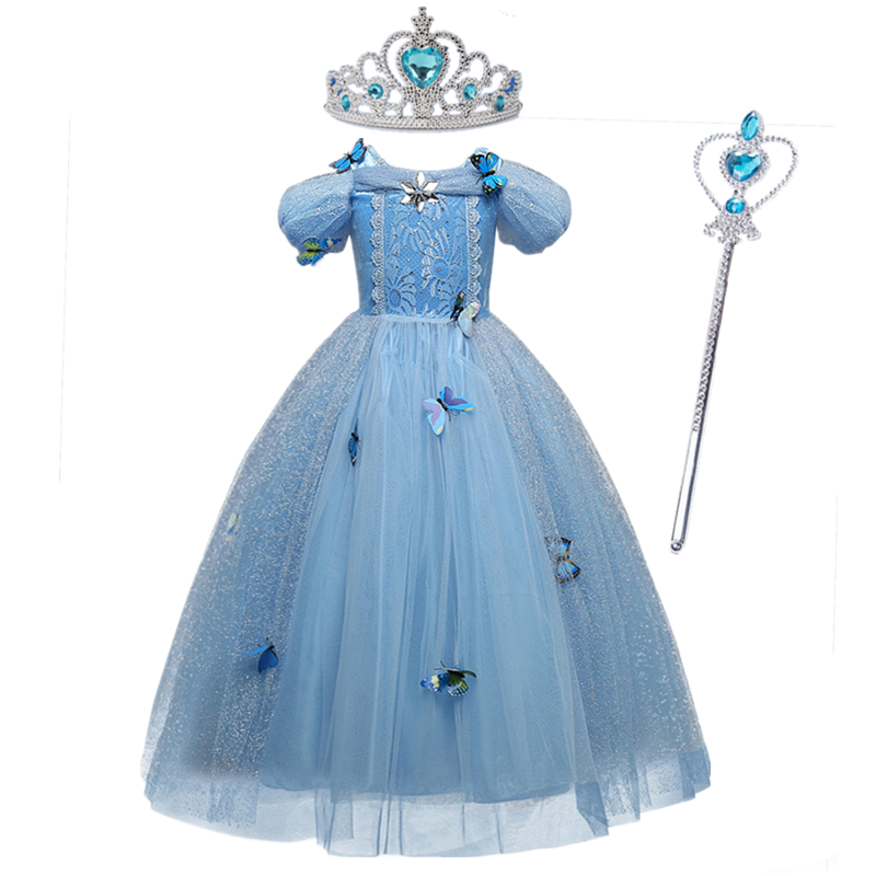 Girls Encanto Cosplay Princess Costume For Kids 4-10 Years Halloween Carnival Party Fancy Dress Up Children Disguise Clothing Alx Trendy Fashion