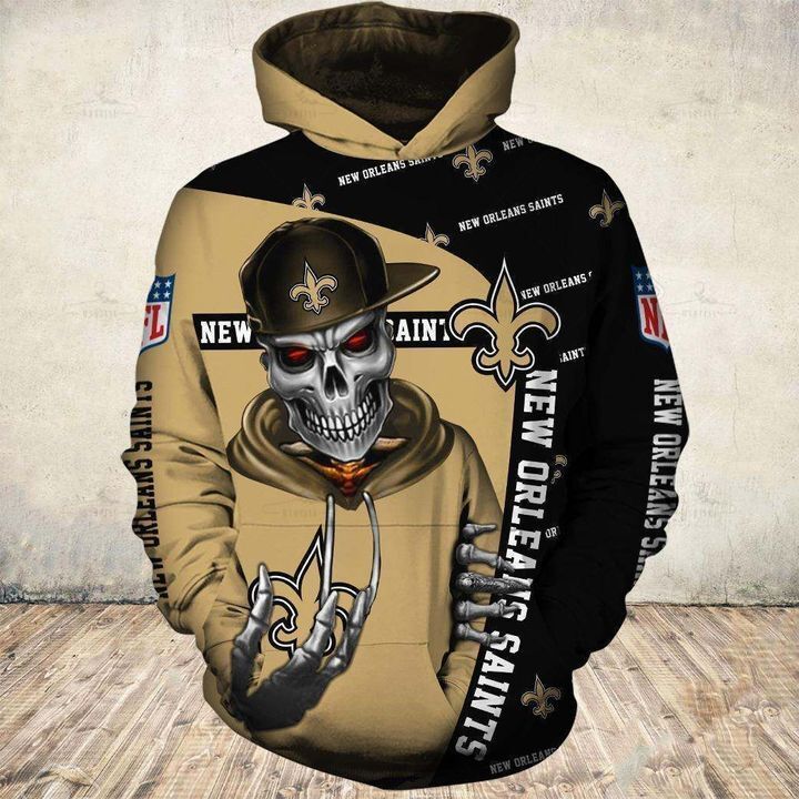 New Orleans Saints Hoodie Cute Death Gift For Men