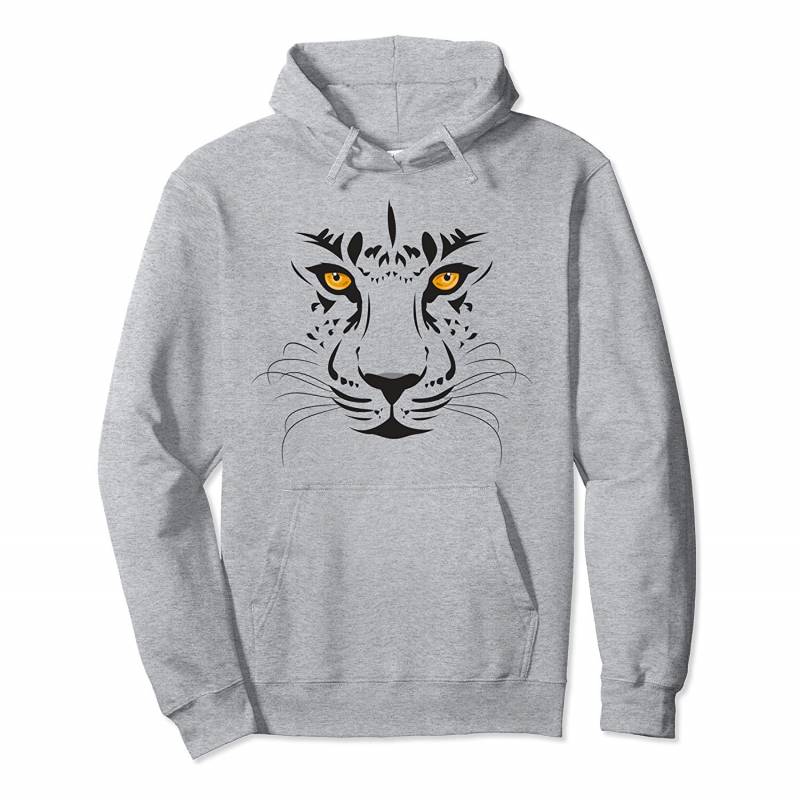 Wild Eyes Beast Leopard Tiger Pullover Hoodie