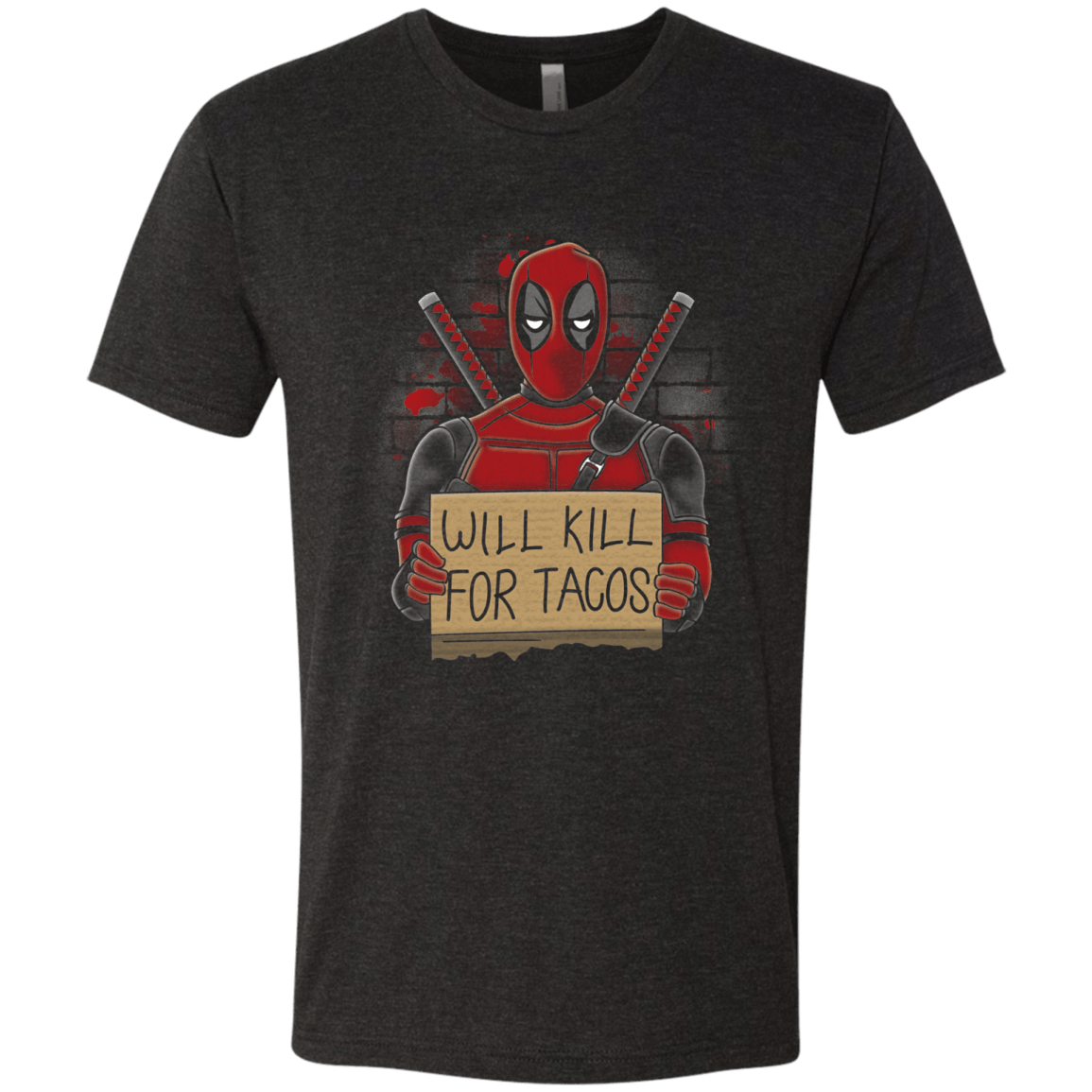 Will Kill For Tacos Mens Triblend T-Shirt