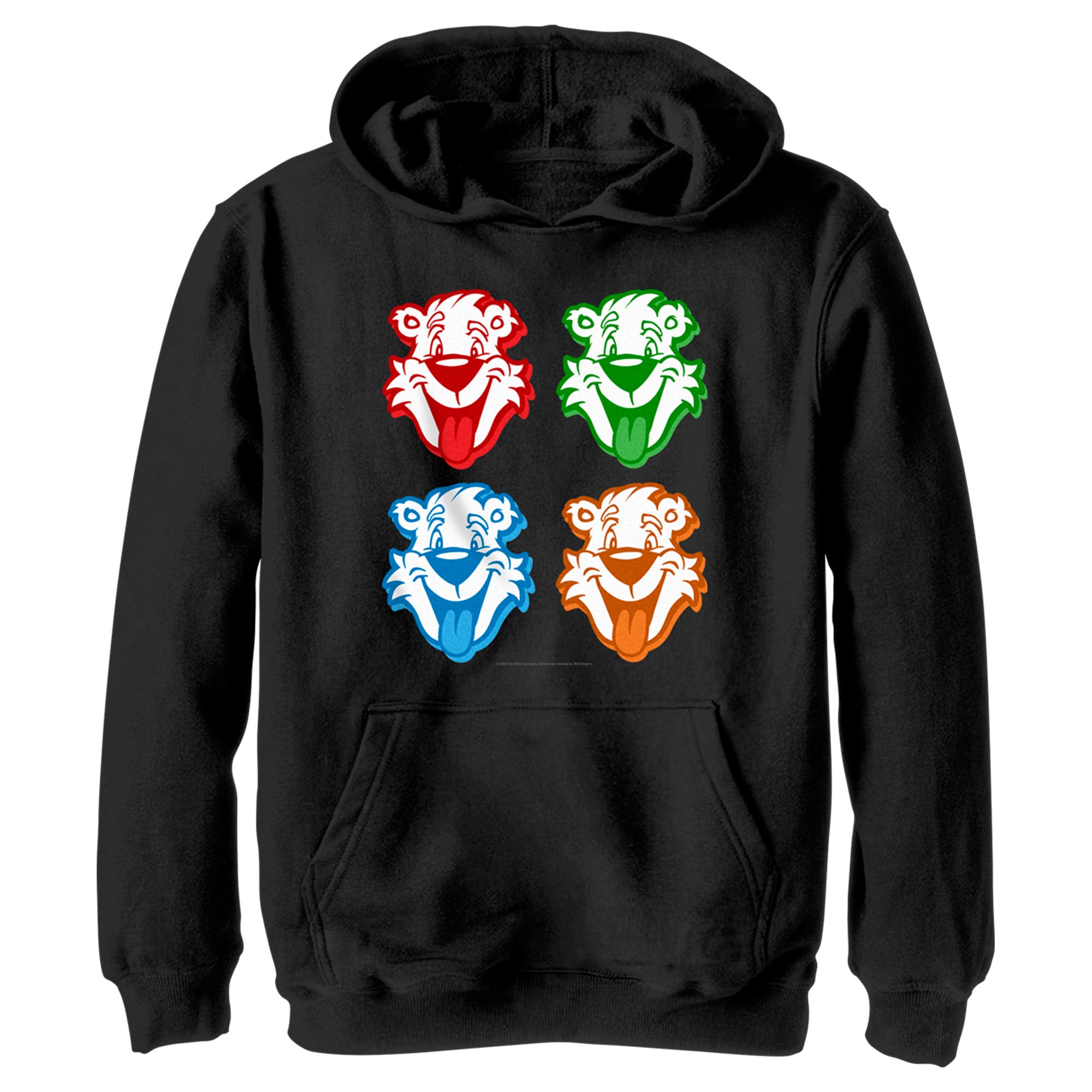 Boy’S Icee Bear Colorful Faces Pull Over Hoodie