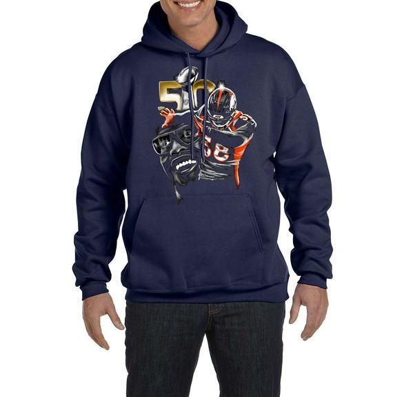 Von Miller Dab L Navy Hoodie Denver Broncos Super Bowl Champions On Sale Gift for him