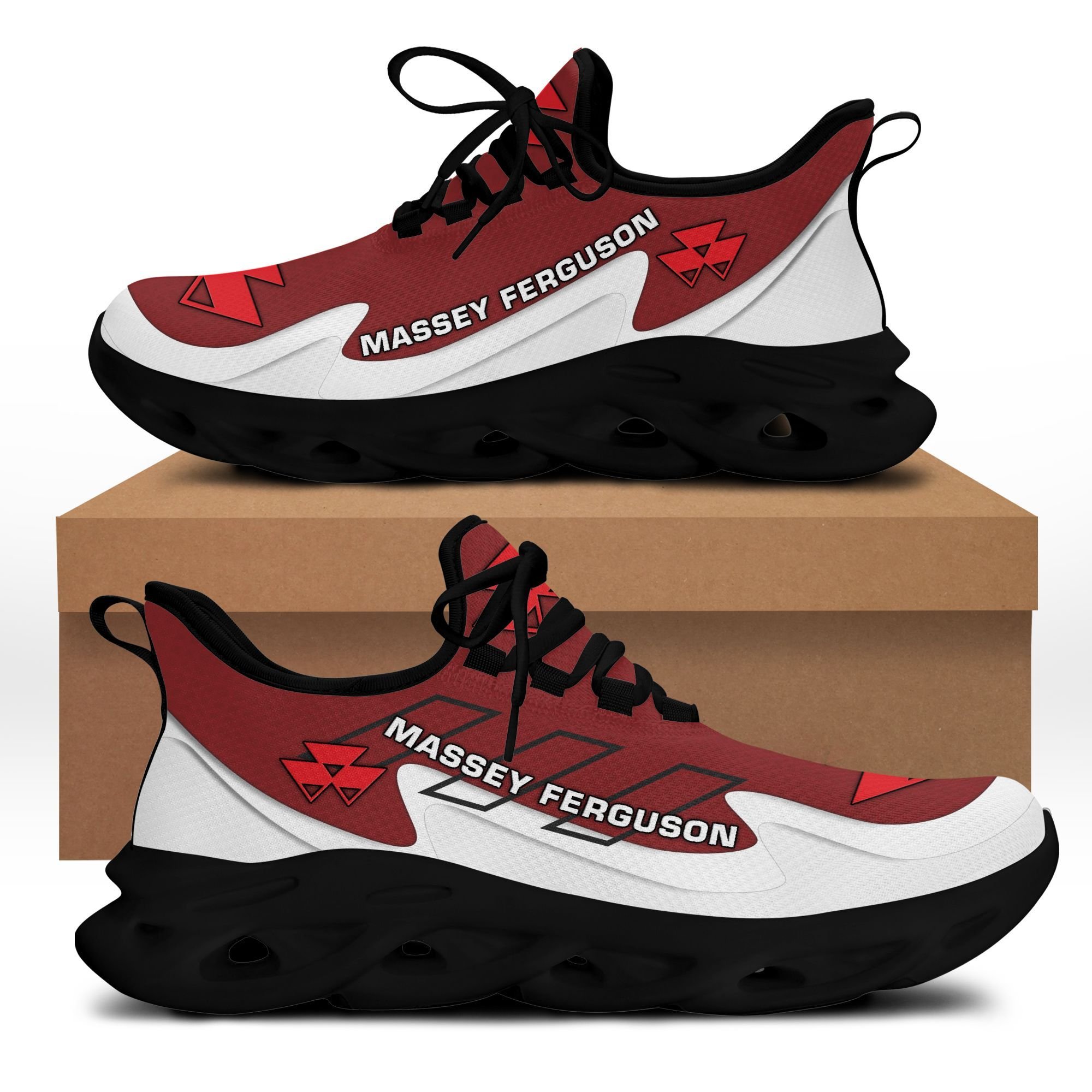 Massey Ferguson Dvt-Ht Bs Running Shoes Ver 1 (Red) – Ride Clothing Shop