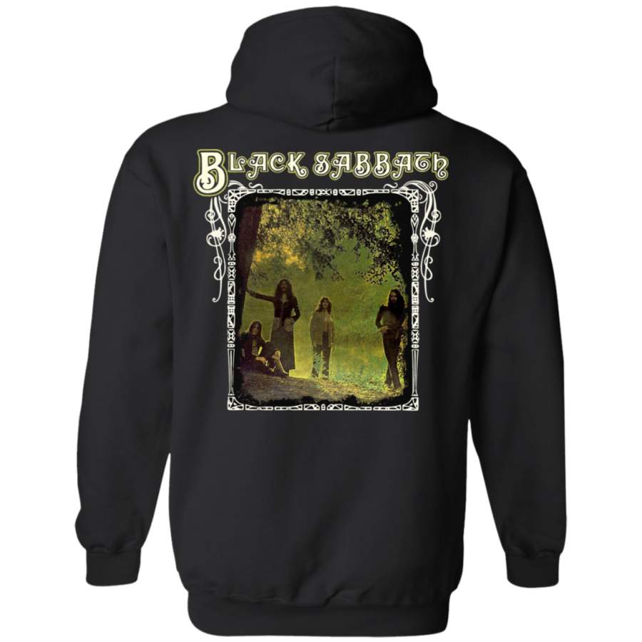 black sabbath band Back print Pullover Hoodie