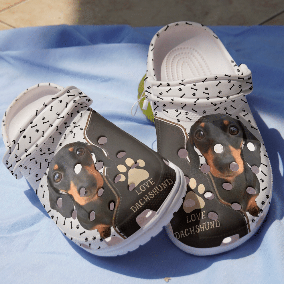 Dachshund Clog Love Dachshund Crocs Crocband Clog Jamestees Store