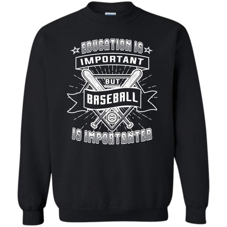 But Baseball Is Importanter T Shirt, Coolest Baseball Player Sweatshirt