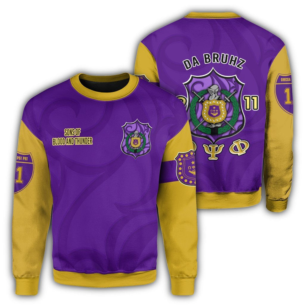 Fraternity Sweatshirt – Omega Psi Phi – Da Bruhz Sweatshirt