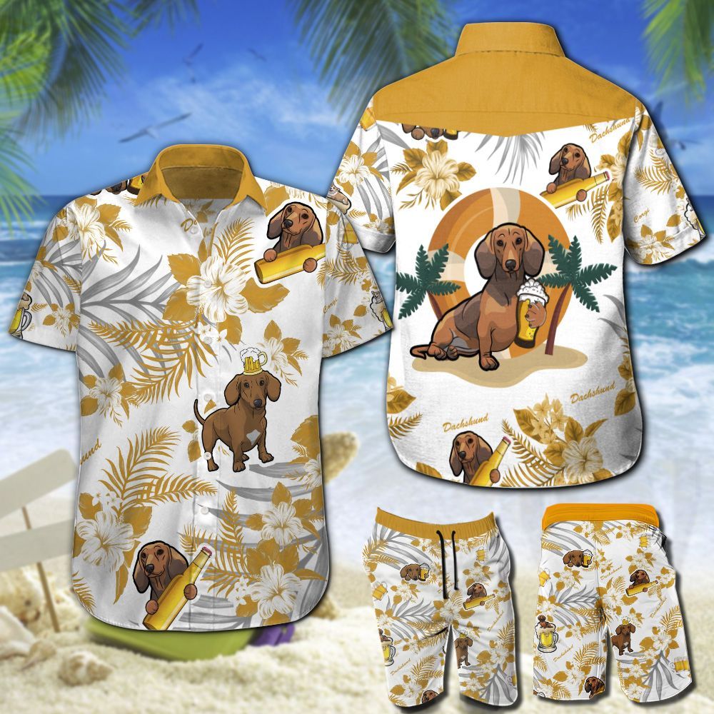 Dachshund Beer Hawaii Shirt 202 Ha83504