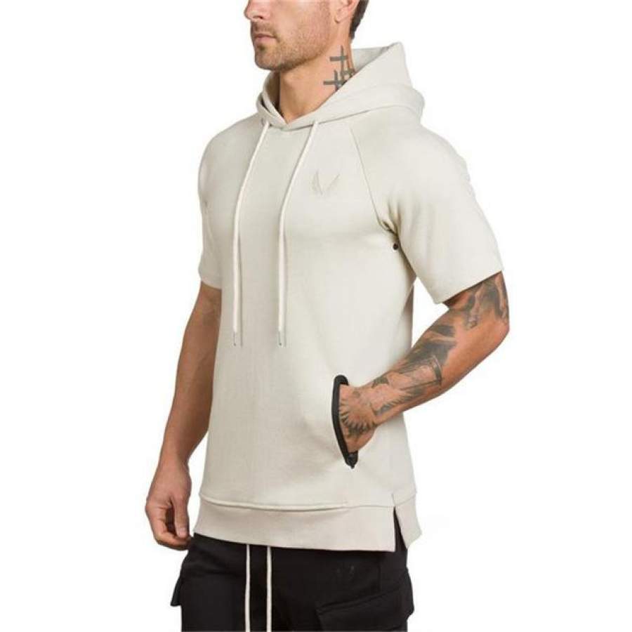 Men Gyms Zipper Hoodies Fitness Bodybuilding Sweatshirt Cross fit Pullover Sportswear Male Workout Hooded Jackets
