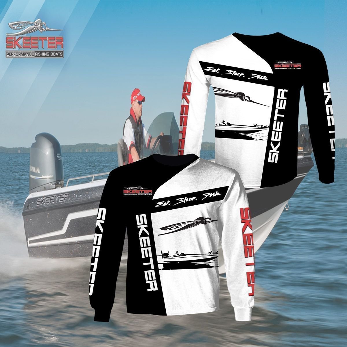 3D All Over Skeeter Boats Shirts Ver 2 – Teepoem Ltd