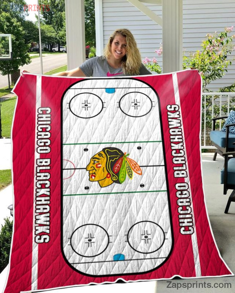 Chicago Blackhawks 3D Full Printing Quilt