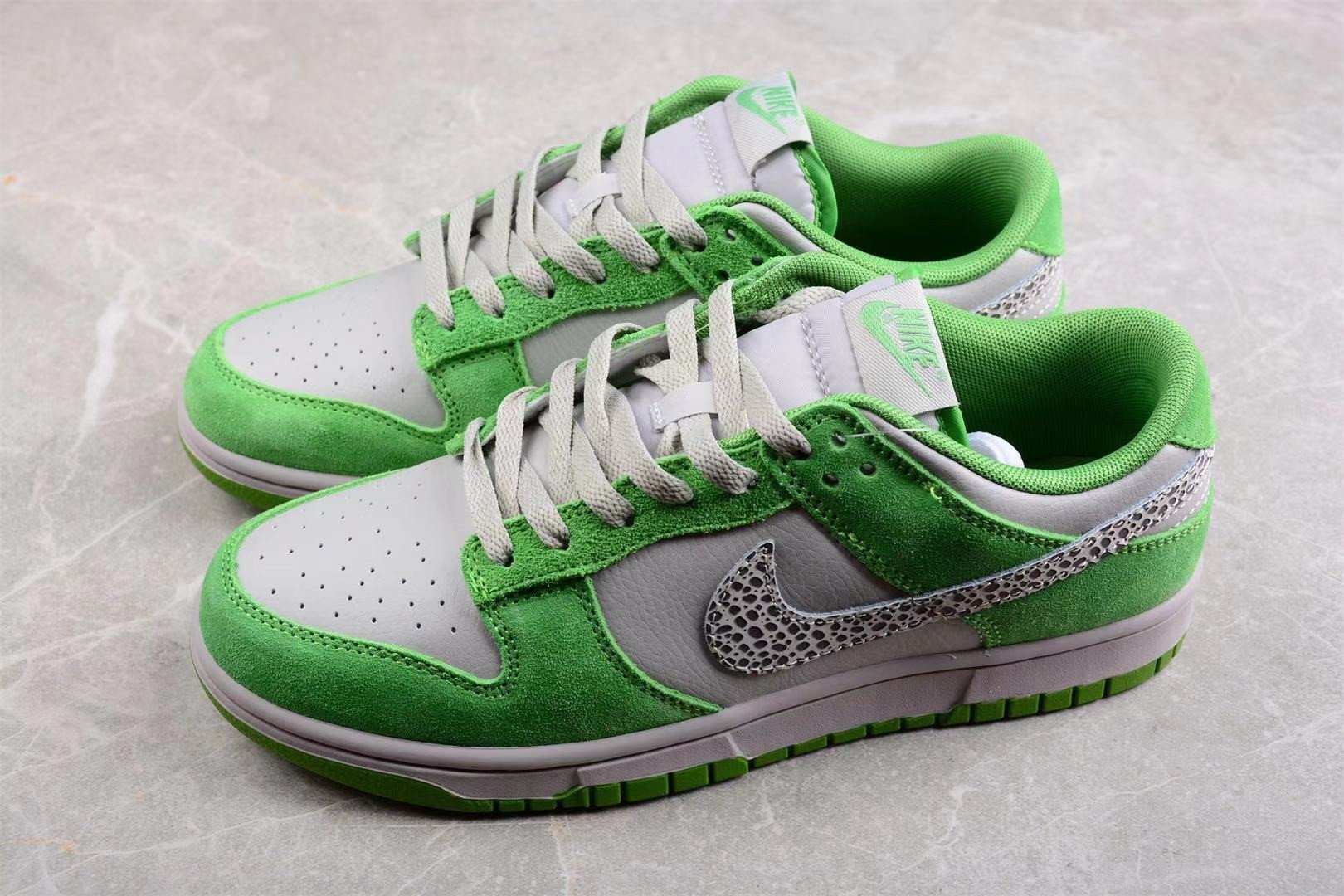 Nike Dunk Low ‘Safari Swoosh – Chlorophyll’ Shoes Sneakers SNK171644717