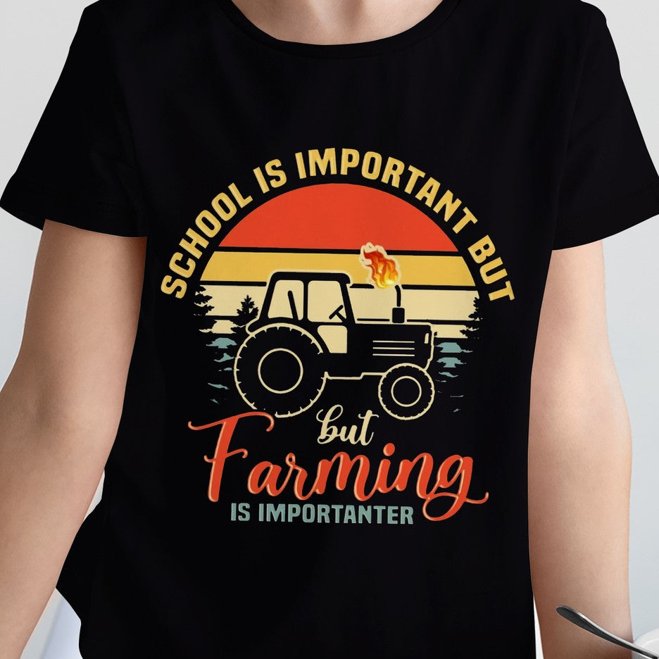 Farming Is Importanter Young T-Shirt