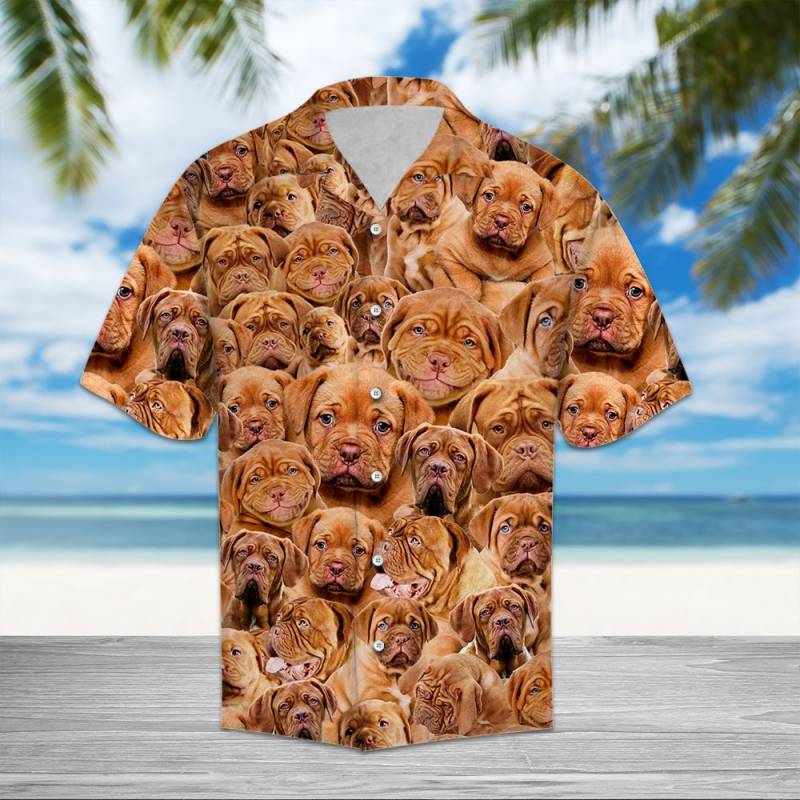 Dogue De Bordeaux Awesome Hawaiian Shirt Ha107129