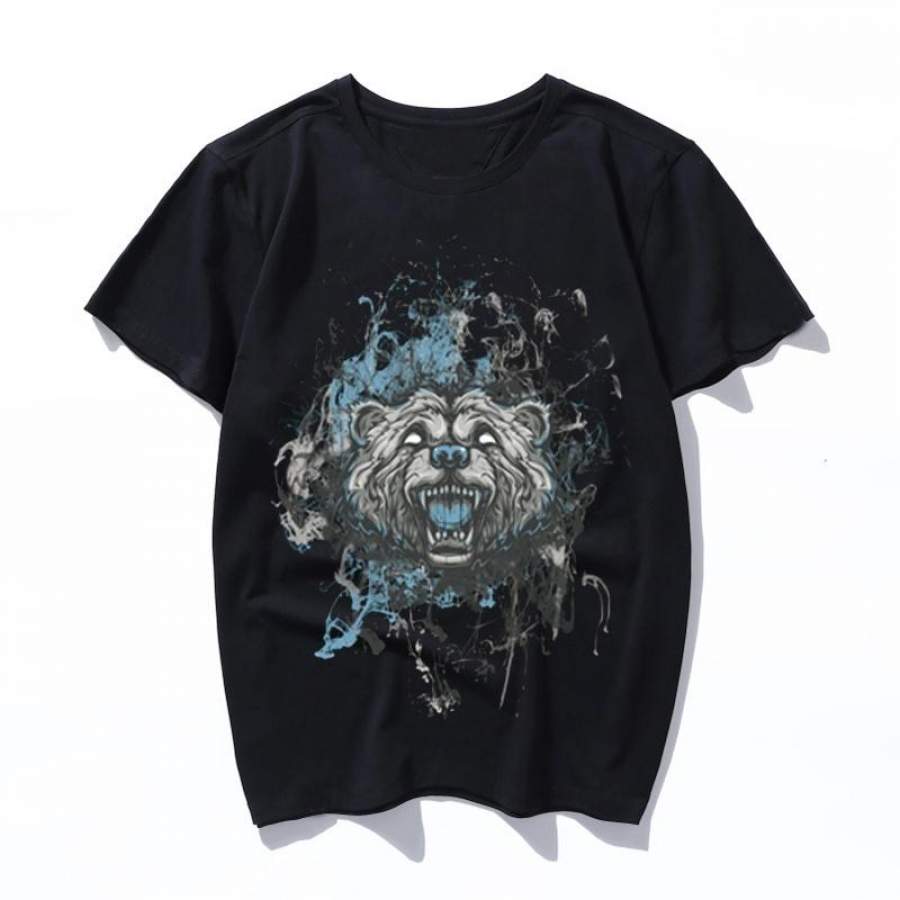 smokey bear short sleeve cotton cool women T shirt casual summer men tshirt cool o-neck t-shirt male men tee shirt