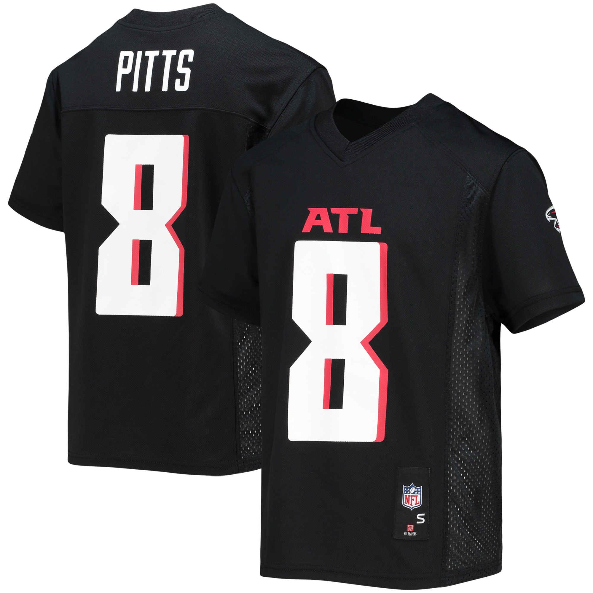 Youth Atlanta Falcons Kyle Pitts Black Player Jersey