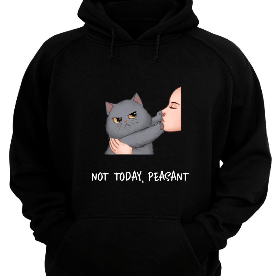 Personalized Not Today Peasant Funny Bengal Cat Unique Hoodie – Trending Personalized