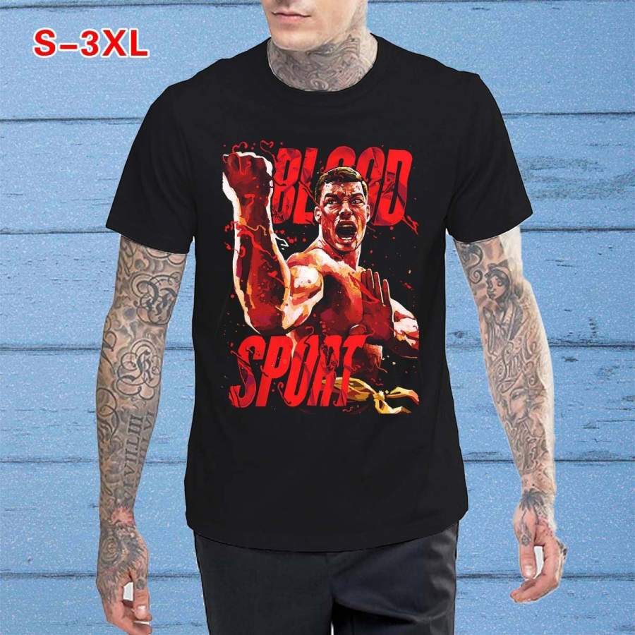 BLOODSPORT Movie poster ver. 3 Jean-Claude Van Damme Men’s T-Shirt