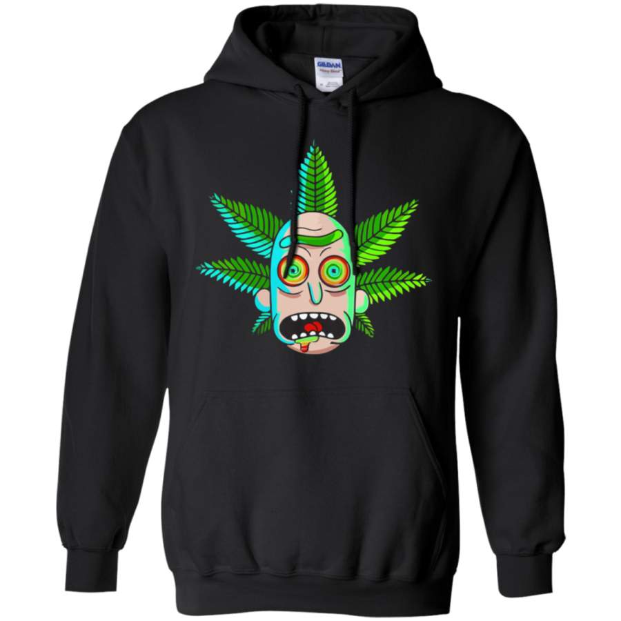 AGR Rick And Morty High On Weed Rick Sanchez Hoodie