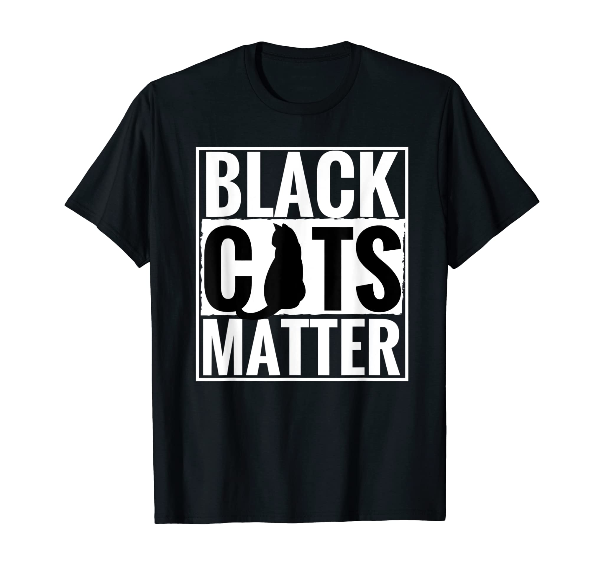 Black Cats Matter Funny Parody Blm Rescue Kittens Tee Shirt ...