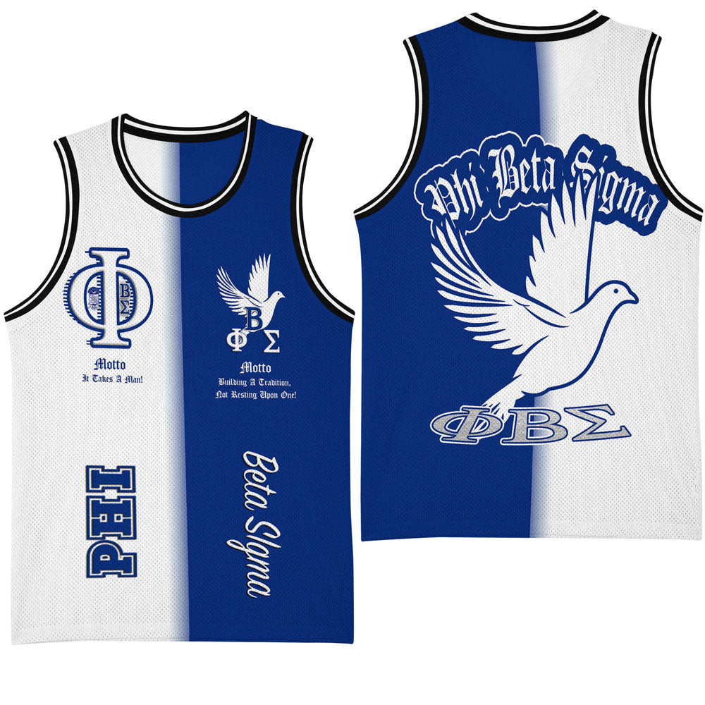 Africa Zone Clothing – Phi Beta Sigma Unique Basketball Jersey A35