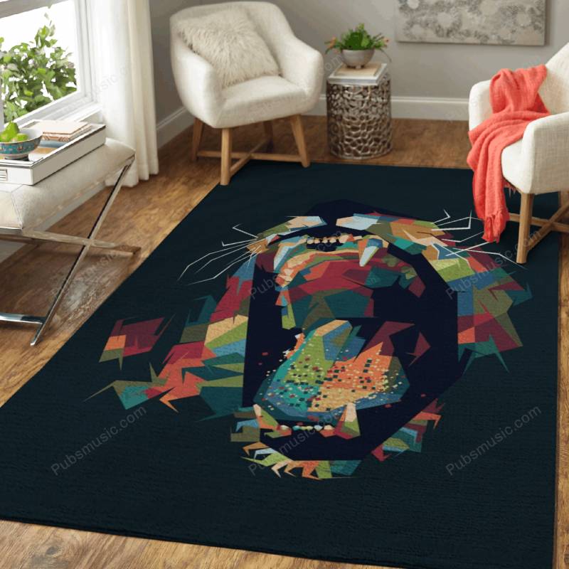 The head Lion WPAP – Pop Art Group Rug Mats – Carpet