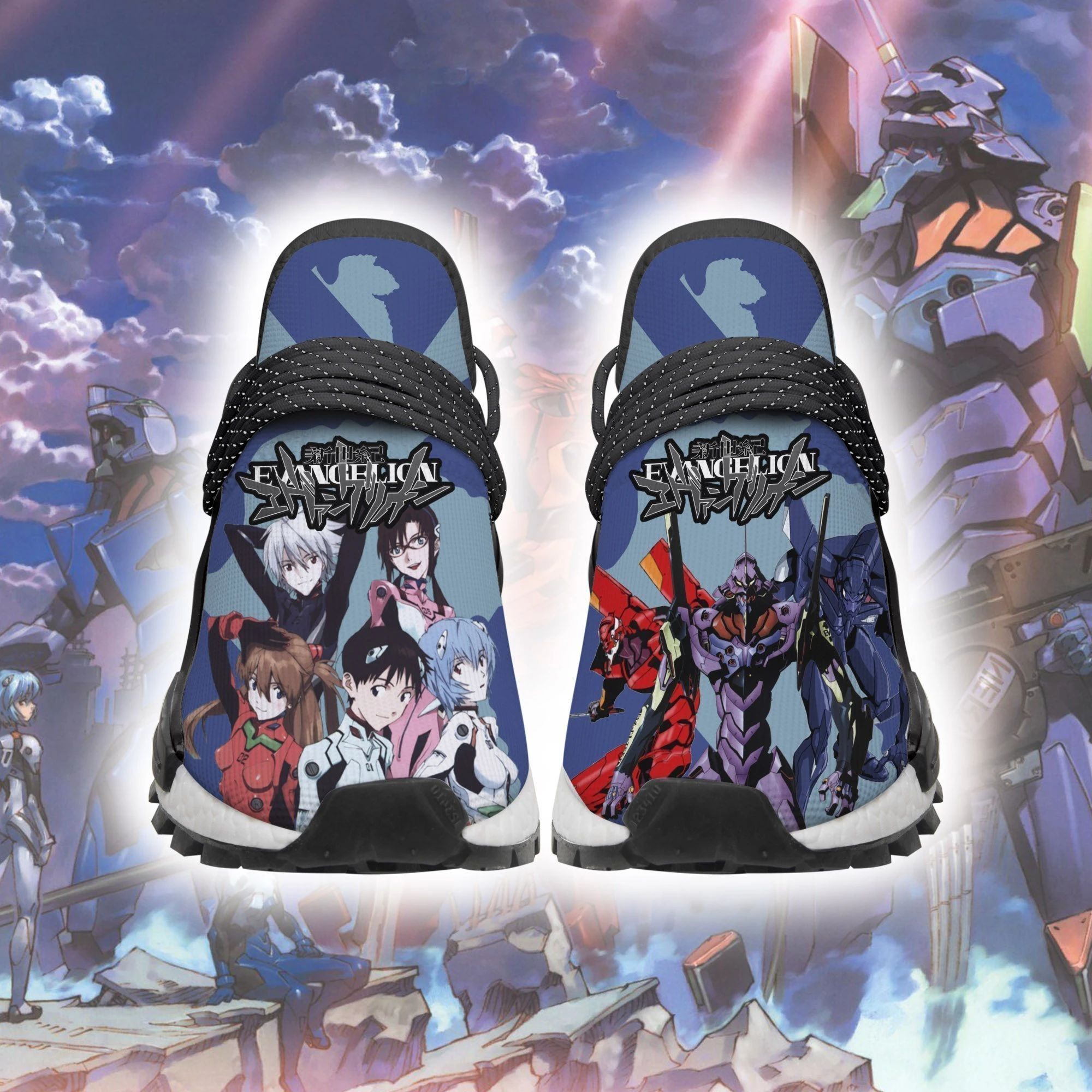 Neon Genesis Evangelion Shoes Custom Anime Sneakers Unisex Men Women