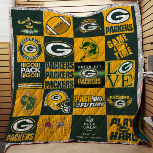 Green Bay Packers Quilt Blanket H98