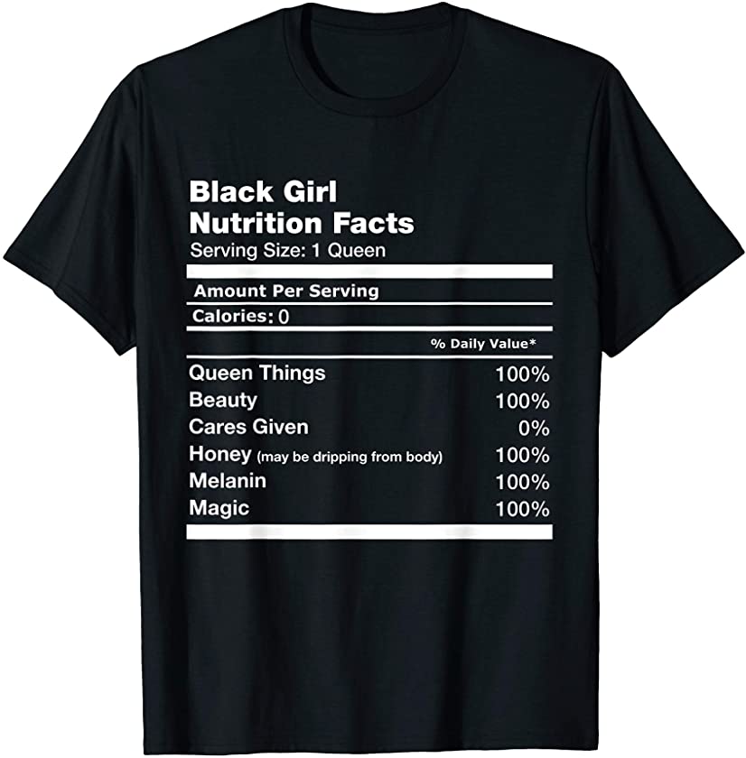 Black Queen Black Girls Friends Cute Beauty Black History T-Shirt