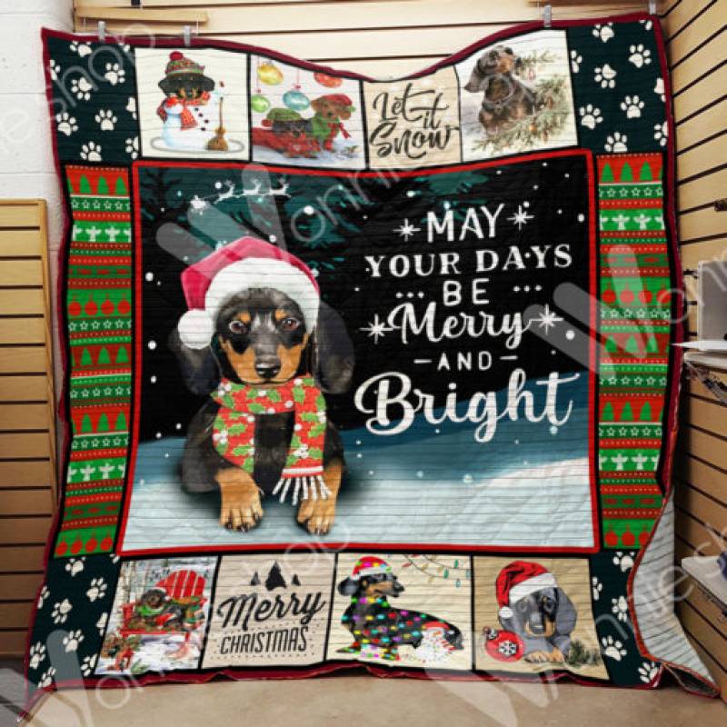 Dachshund Christmas Blanket OCT0301 85O50