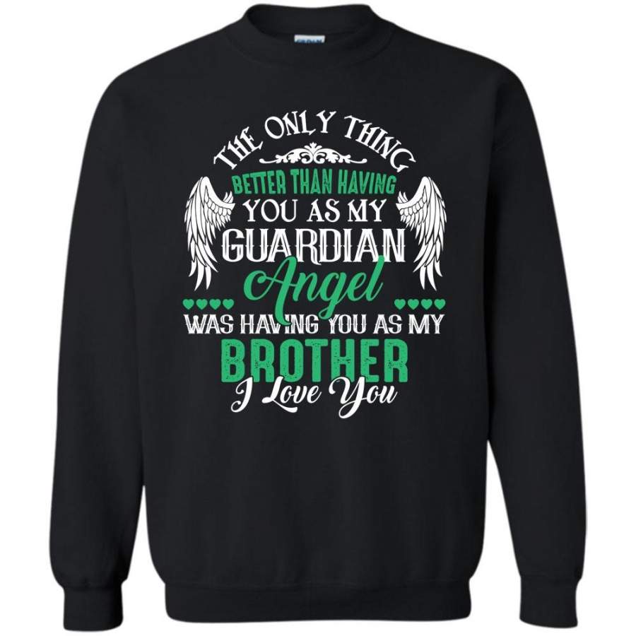 Was Having You As My Brother T Shirt, I Love You My Brother Sweatshirt