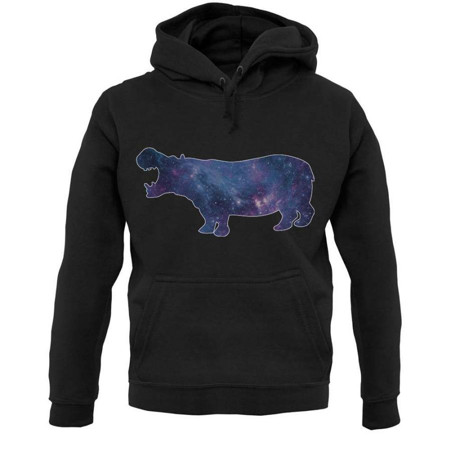 Space Animals – Hippo Unisex Hoodie