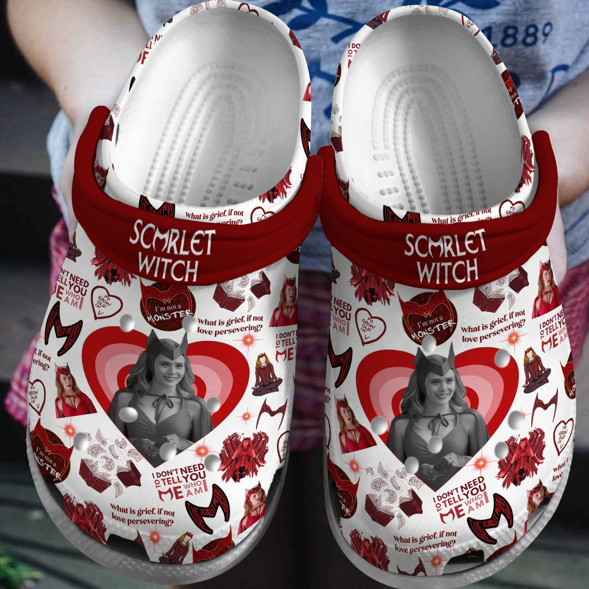 Scarlet Witch Marvel Movie Crocss Clogs For Men Women And Kid Ttp2405356491