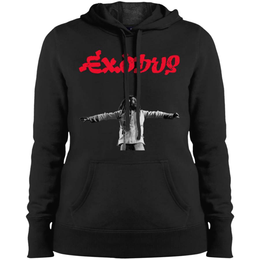 Bob Marley Zion Exodus 40th Anniversary Ladies Pullover Hoodie