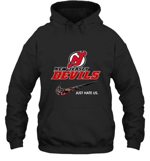 Team New Jersey Devils Just Hate Us Hockey 2D Hoodie