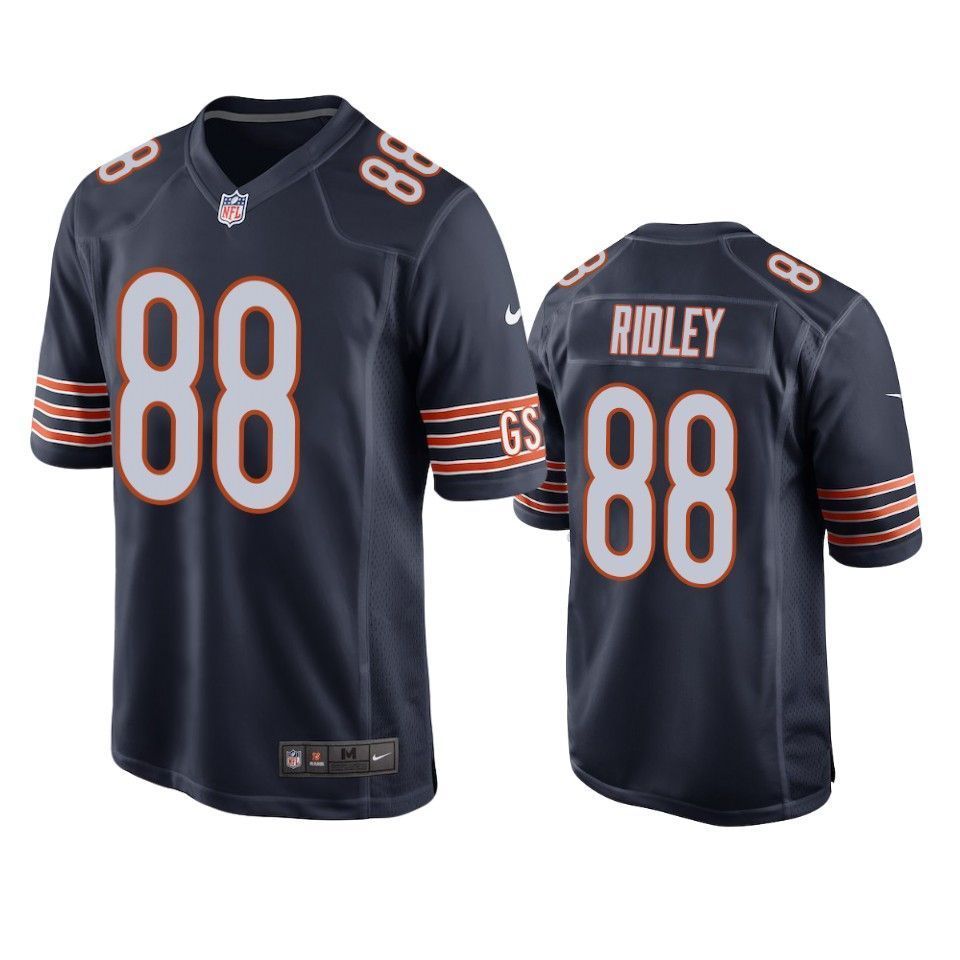 Chicago Bears Riley Ridley 2019 NFL Draft Navy Game Jersey