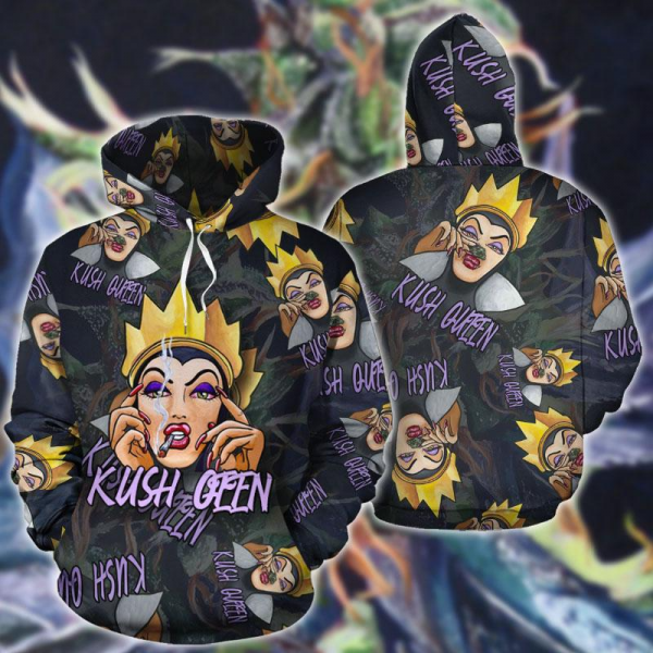 Kush Queen 3D Graphic Unisex Hoodie S-5Xl Gift