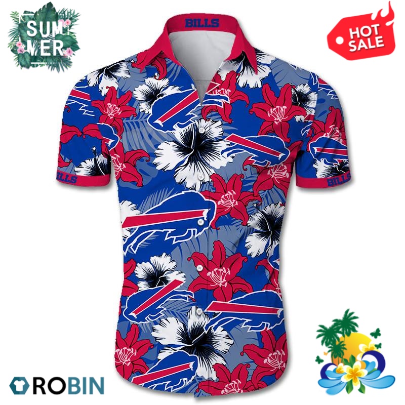 Buffalo Bills Tropical Flower Hawaiian Shirt